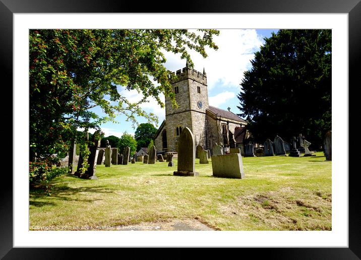 Timeless Holy Trinity, Ashford's Heart Framed Mounted Print by john hill