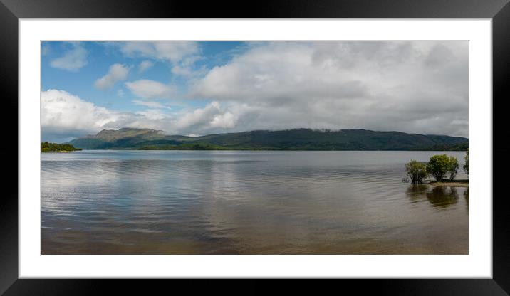 Loch Lomond Framed Mounted Print by Apollo Aerial Photography