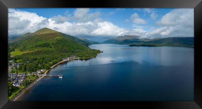 Loch Lomond Views Framed Print by Apollo Aerial Photography