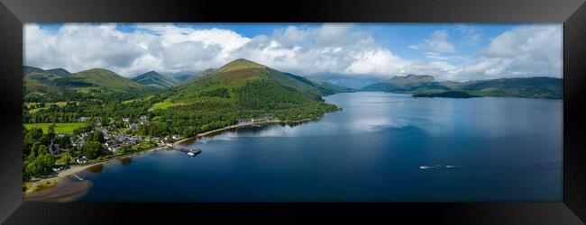 Luss on Loch Lomond Framed Print by Apollo Aerial Photography