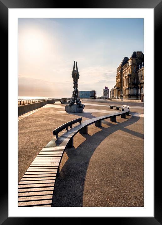 Redcar Seafront Memories: North Yorkshire Coast Framed Mounted Print by Tim Hill