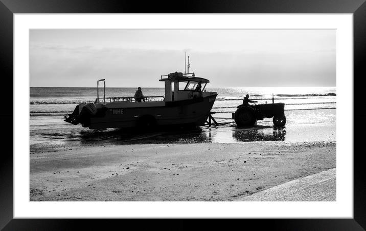 Redcar Black and White Framed Mounted Print by Tim Hill