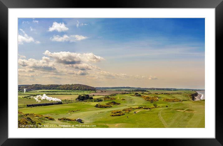 Sheringham Golf Course  Framed Mounted Print by Jim Key