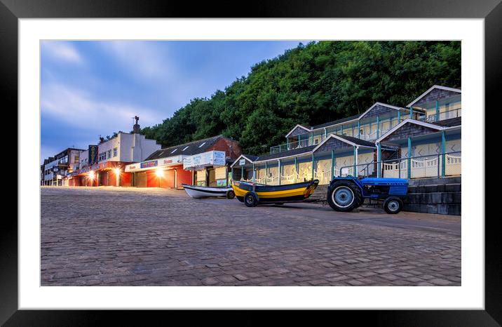 Filey Cobble Boat Ramp at Daybreak Framed Mounted Print by Tim Hill