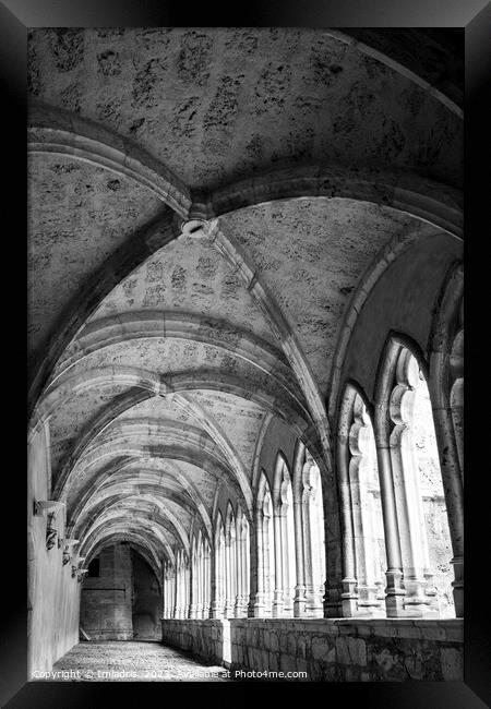 Cathedral Cloisters, Saint-Jean-de-Maurienne Framed Print by Imladris 