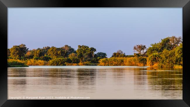 Okavango River Botswana Framed Print by Margaret Ryan