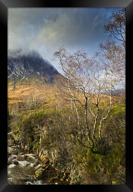 Highland view in autumn Framed Print by Gary Eason
