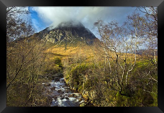 Highland landscape scenery Framed Print by Gary Eason