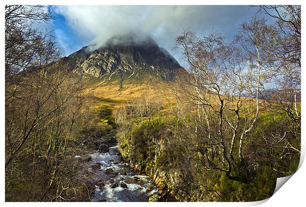 Highland landscape scenery Print by Gary Eason