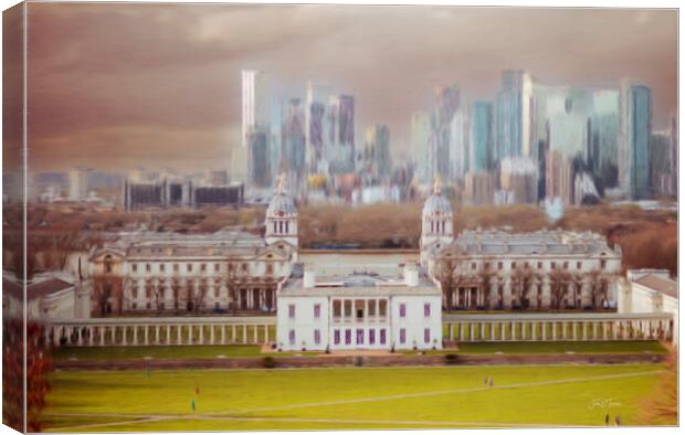 Queen's House, Greenwich, London  Canvas Print by Jules D Truman