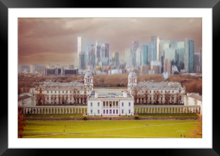 Queen's House, Greenwich, London  Framed Mounted Print by Jules D Truman