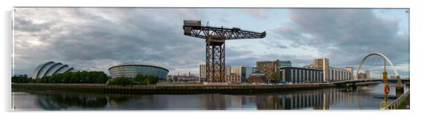 Glasgow Waterfront Panorama Acrylic by Apollo Aerial Photography