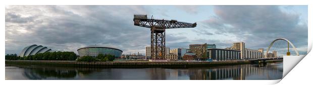 Glasgow Waterfront Panorama Print by Apollo Aerial Photography