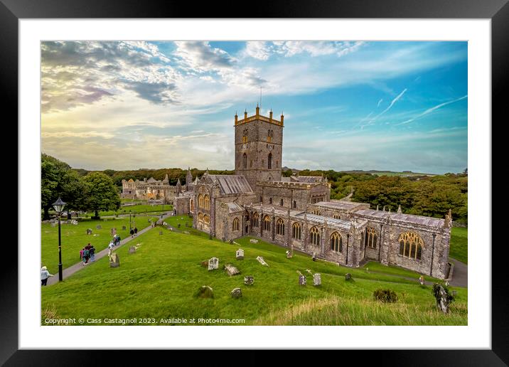 St David's - Pembrokeshire, Wales. Framed Mounted Print by Cass Castagnoli