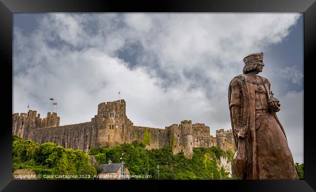 Pembroke Castle - Wales Framed Print by Cass Castagnoli