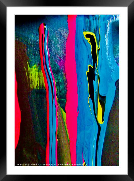Abstract 769 Framed Mounted Print by Stephanie Moore