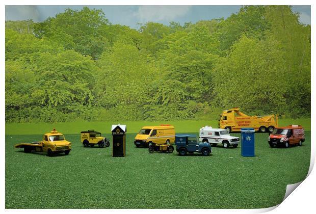 Road Rescue Services Museum Print by Steve Purnell