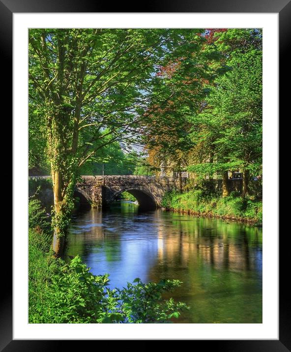Abbey Bridge and River Tavy Framed Mounted Print by Darren Galpin
