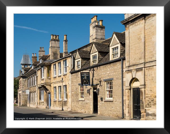 The Lord Burghley Pub, Broad Street, Stamford. Framed Mounted Print by Photimageon UK