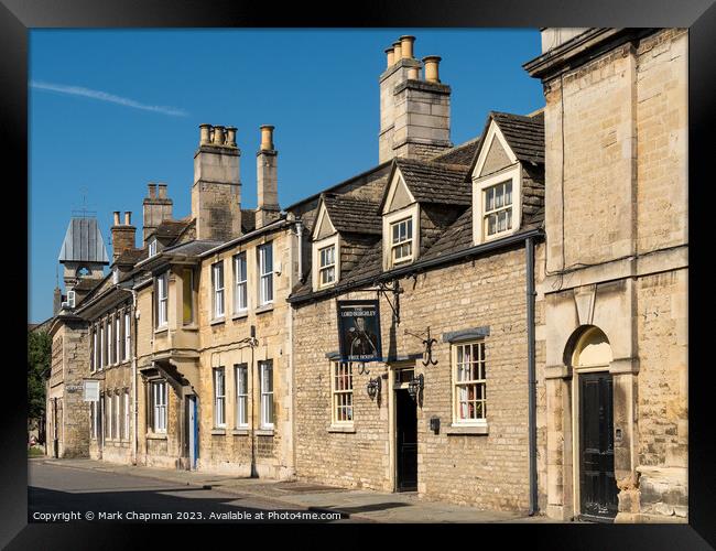 The Lord Burghley Pub, Broad Street, Stamford. Framed Print by Photimageon UK