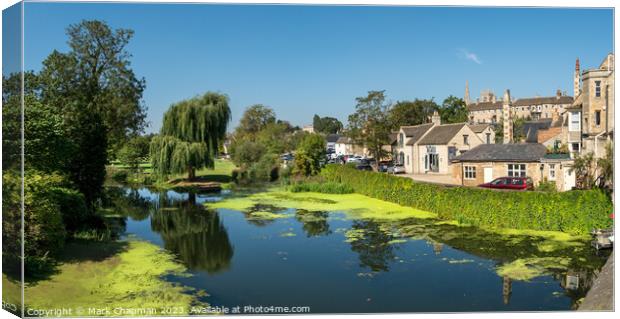 River Welland, Stamford, Lincolnshire Canvas Print by Photimageon UK