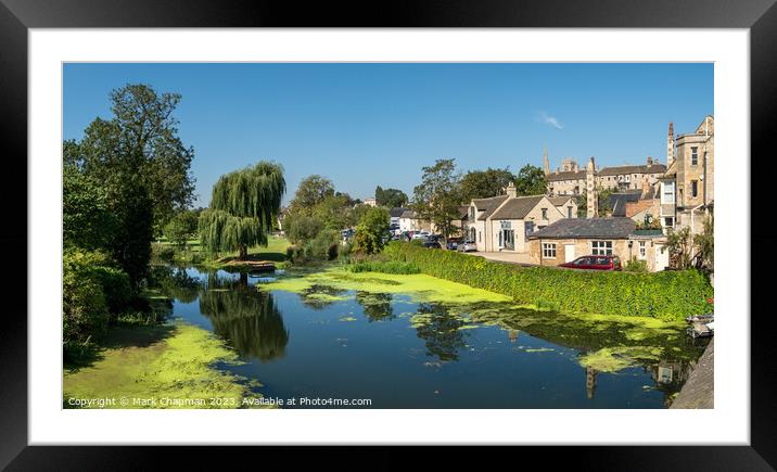 River Welland, Stamford, Lincolnshire Framed Mounted Print by Photimageon UK