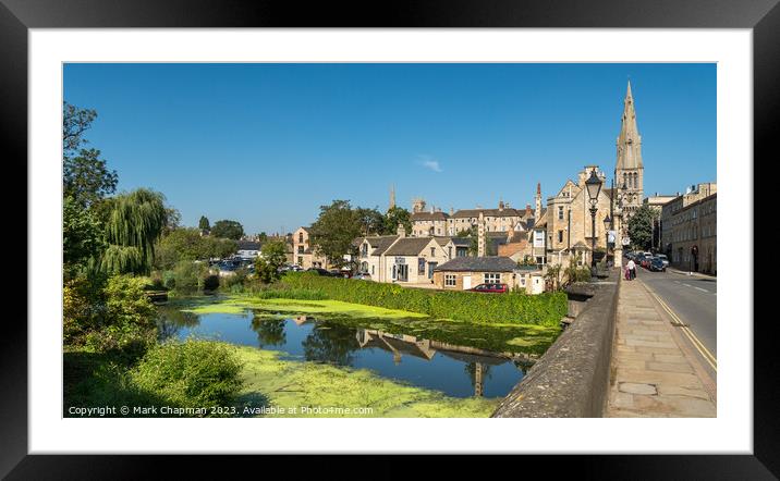 Old Town Bridge, Stamford, Lincolnshire Framed Mounted Print by Photimageon UK