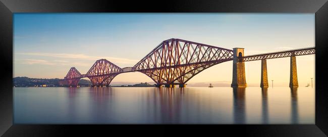 The Forth Bridge at Sunrise  Framed Print by Anthony McGeever