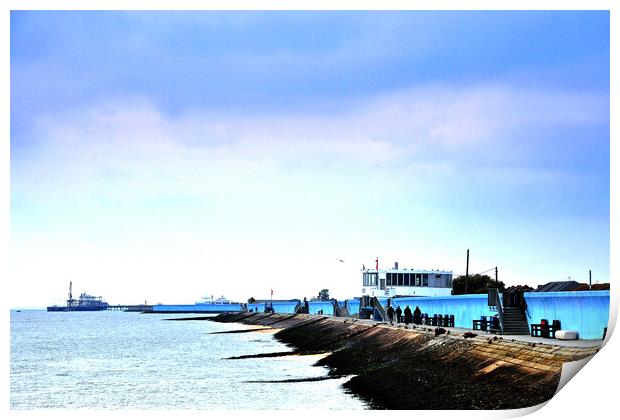 Coastal Whispers: Canvey Island Vista Print by Andy Evans Photos
