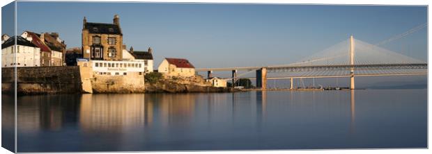 South Queensferry Sunrise  Canvas Print by Anthony McGeever