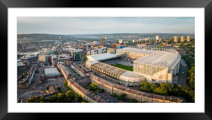 St James Park Framed Mounted Print by Apollo Aerial Photography
