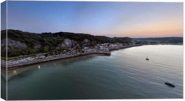 Evening at Mumbles Canvas Print by Leighton Collins