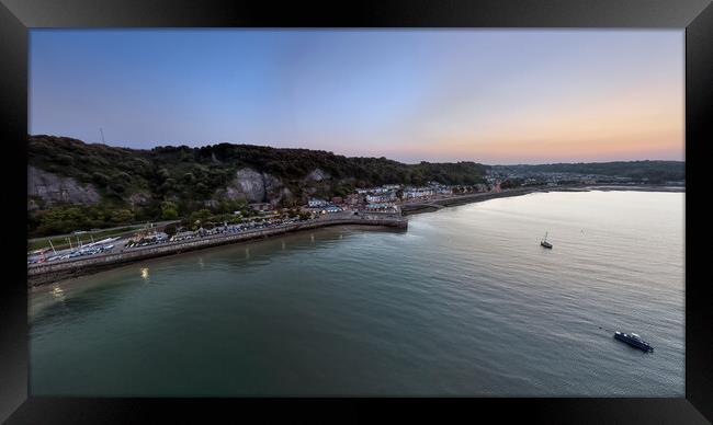 Evening at Mumbles Framed Print by Leighton Collins