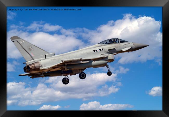  Eurofighter EF-2000 Typhoon Framed Print by Tom McPherson