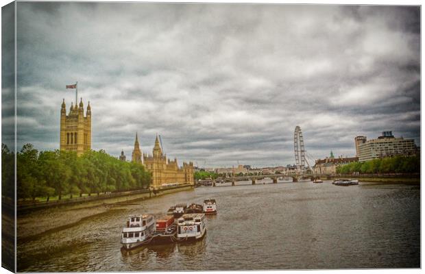 Old Father Thames Canvas Print by Steve Painter