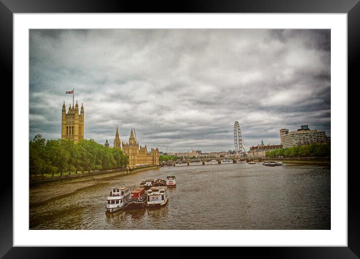 Old Father Thames Framed Mounted Print by Steve Painter