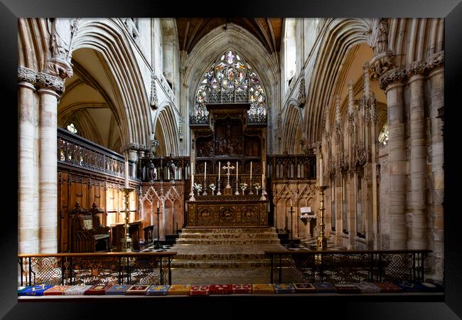 Aspe - Selby Abbey Framed Print by Glen Allen