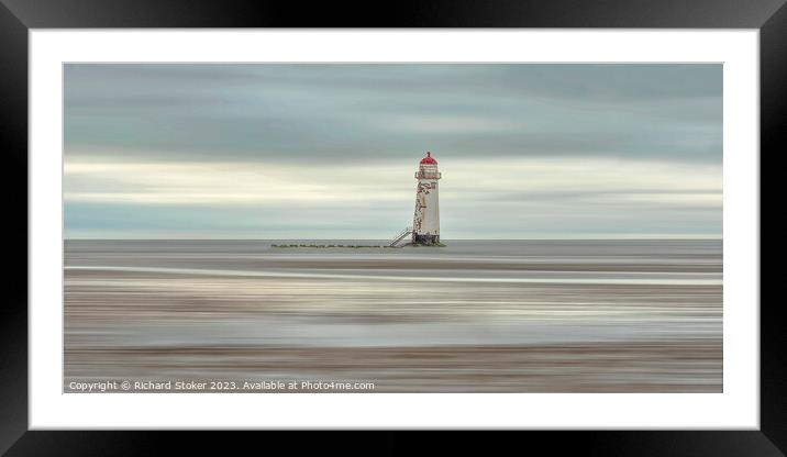 Tide's Out Framed Mounted Print by Richard Stoker