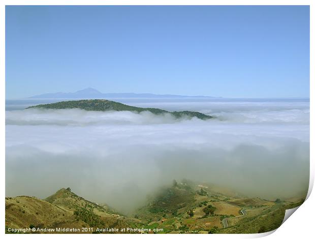 Gran Canaria Print by Andrew Middleton