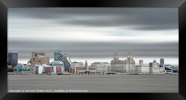 Liverpool On Sea Framed Print by Richard Stoker
