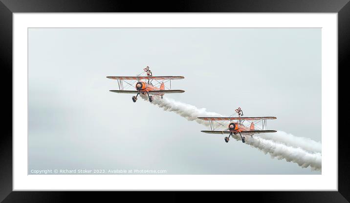 Breitling Flyers Framed Mounted Print by Richard Stoker