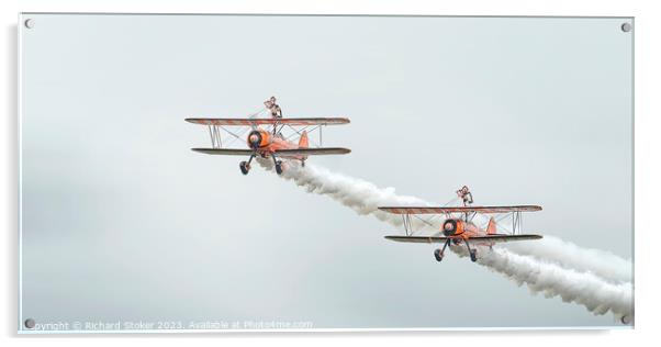Breitling Flyers Acrylic by Richard Stoker