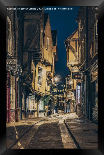 The Shambles Framed Print by Istvan Lorincz