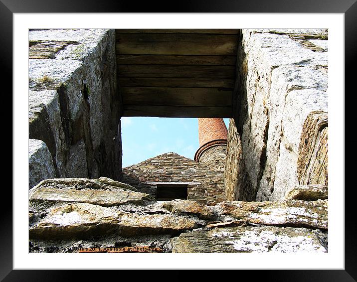 Wheal Prosper Tin Mine, Rinsey Framed Mounted Print by Terri Waters