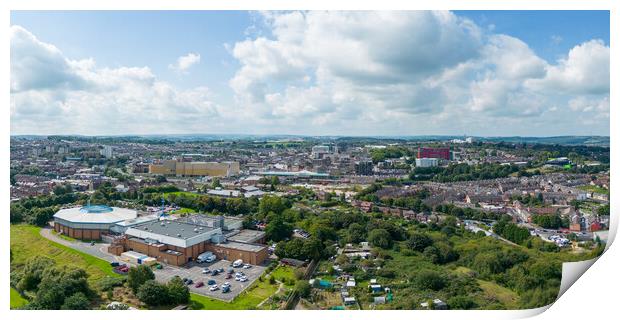 Barnsley Panorama Print by Apollo Aerial Photography