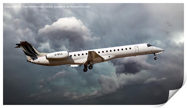Intricate Detailing of an Embraer 135/145 Print by Tom McPherson