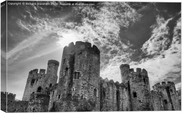 Conwy Castle Canvas Print by Richard Wareham