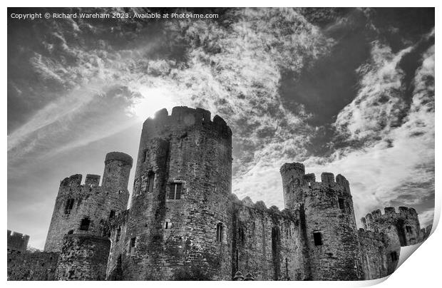 Conwy Castle Print by Richard Wareham