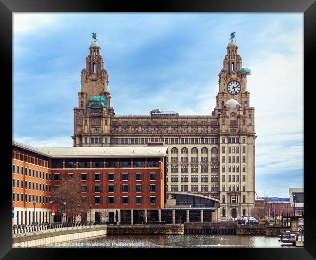 Iconic Liver Building: Liverpool's Architectural M Framed Print by Mike Shields