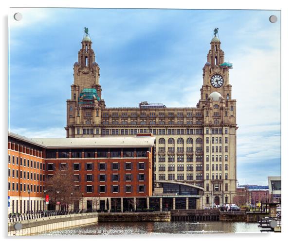 Iconic Liver Building: Liverpool's Architectural M Acrylic by Mike Shields